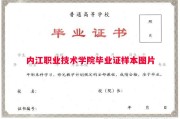 内江职业技术学院毕业证样本图片