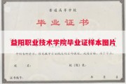 益阳职业技术学院毕业证样本图片