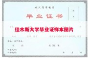 佳木斯大学毕业证样本图片