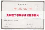 贵州理工学院毕业证样本图片