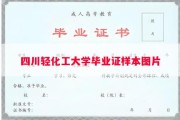 四川轻化工大学毕业证样本图片