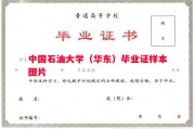 中国石油大学（华东）毕业证样本图片