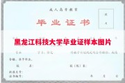 黑龙江科技大学毕业证样本图片