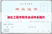 湖北工程学院毕业证样本图片