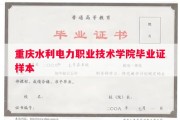 重庆水利电力职业技术学院毕业证样本