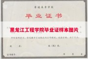 黑龙江工程学院毕业证样本图片