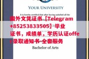 德国不来梅大学毕业证书样本成绩单