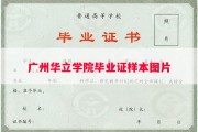 广州华立学院毕业证样本图片
