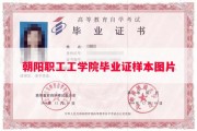 朝阳职工工学院毕业证样本图片