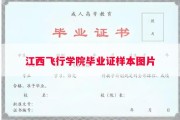 江西飞行学院毕业证样本图片