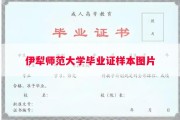 伊犁师范大学毕业证样本图片